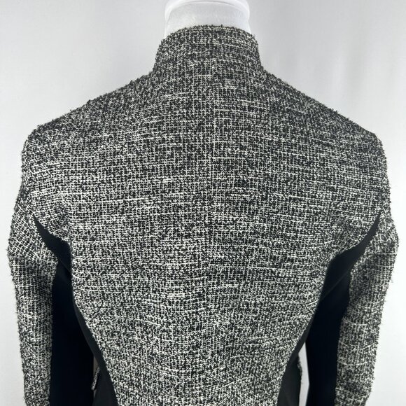 Tristan Classic Chic Tweed Black White Blazer - Medium - Picture 8 of 10